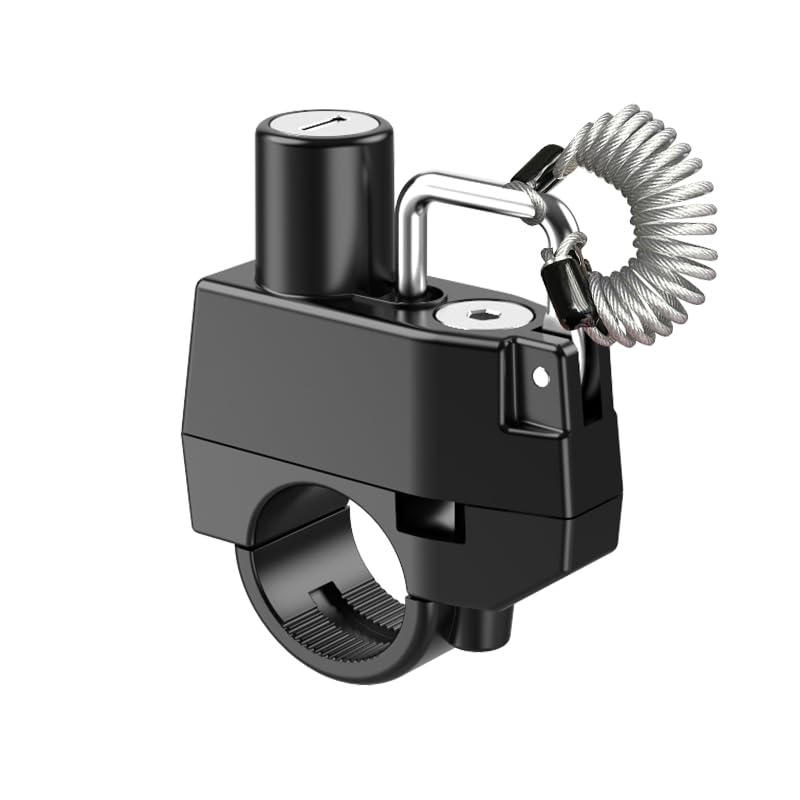 Motorcycle Helmet Lock for Shoei Hornet X2 2014–2022, Motorbike Security Lock with Keys, Anti Theft Hook for Helmet and Gear, Durable Riding Accessory for Travel