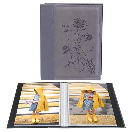 Miaikoe Small Photo Album 6x4 2 Packs, Each Pack Holds 50 Vertical Pictures