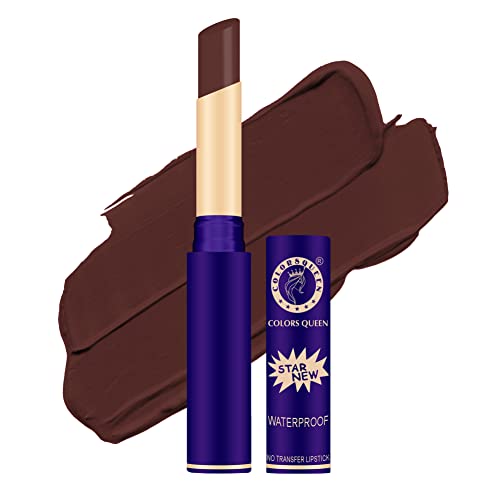 Image of Colors Queen Queen Lips Matte Lipstick | Long Lasting Lipstick Waterproof Highly Pigmented with Smooth Application | Smudge Proof Lipstick for Women (07 - Bronze)