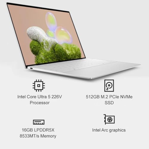 Image of Dell XPS 13 9350 AI Business Laptop (13.4 inch FHD+ 120Hz, Intel Core Ultra 5 226V (> i7-1355U), 16GB RAM, 512GB SSD) Copilot+ PC, RGB Webcam, Fingerprint, Wi-Fi 7, 2x Thunderbolt 4, Win 11 Pro (Renewed)