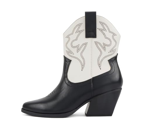 Image of Soda inchBLAZING inch ~ Women Western Bootie Pointe Toe with Low Heel (Wide Fit Available)