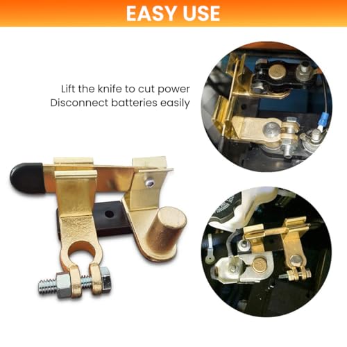 Image of STHIRA Car Battery Battery Cut Off Switch Heavy-Duty Disconnect Switch Universal Terminal Kill for Cars