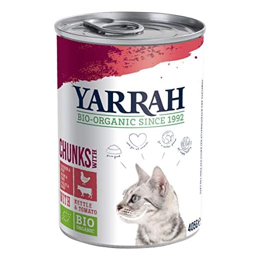 YARRAH Bio Katzenfutter mit Huhn und Rind