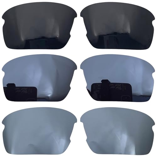 Wetnenss Replacement Lenses for Flak XS Youth Sunglasses OJ9005 /1.5mm polarized/easy to install (pink)