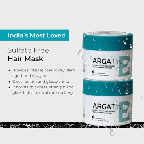 Image of Hair Mask | Damage Repair & Deep Moisturizing Treatment | Sulfate-Free Formula for Dry, Frizzy Chemically Treated Hair | 200g Intensive Hair Care