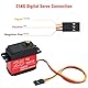 Digital Metal Servomotor Binghe 25KG Servo Motor Digitaler Servomotor RC Servo 180°für RC Flugzeug Hubschrauber/RC Boot/Arrma/Roboter Kompatibel mit Arduino