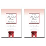 Basildon Bond A4 210 x 297 mm Writing Pad with 50 Sheets - White, 100101087 (Pack of 2)