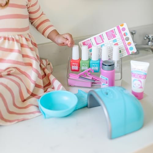 Image of Melissa & Doug Love Your Look Pretend Nail Care Play Set - 20 Pieces for Mess-Free Play Mani-Pedis (Does NOT Contain Real Cosmetics), Pink