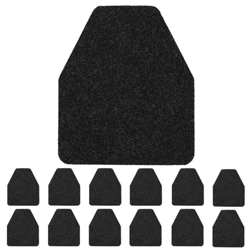 Image of 12Pcs Urinal Mats for Men Bathroom Commercial Urinal Floor Mats Urinal Pads for Mens Room Non Slip Splash Toilet Bulk Washable Disposable Large 17Inch x 20.5Inch