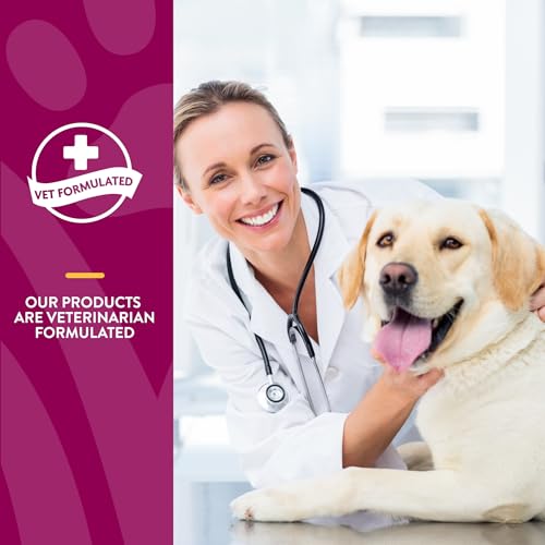 NaturVet Glucosamine DS Plus Level 2 Moderate Gelenkpflege für Hunde und Katzen, 120 ct Soft Chews Made in USA