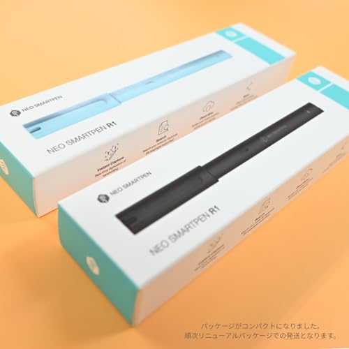 Neo smartpen〈書いてデジタル〉ネオスマートペン R1 アールワン 2025新モデル シリーズ最軽量 スマホと即連動 USB-C Type-C [ブラック][単品/ノート別] AIツールと手書き連携 スマート文具 ガジェット 学生 社会人 ビジネス OCR