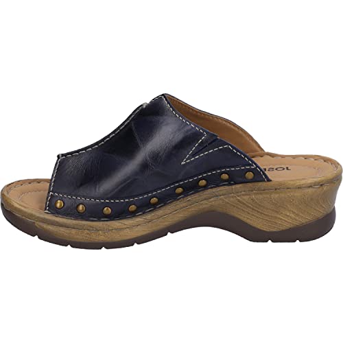 Josef Seibel Catalonia 80, Mocassin Femme, Bleu océan, 39 EU