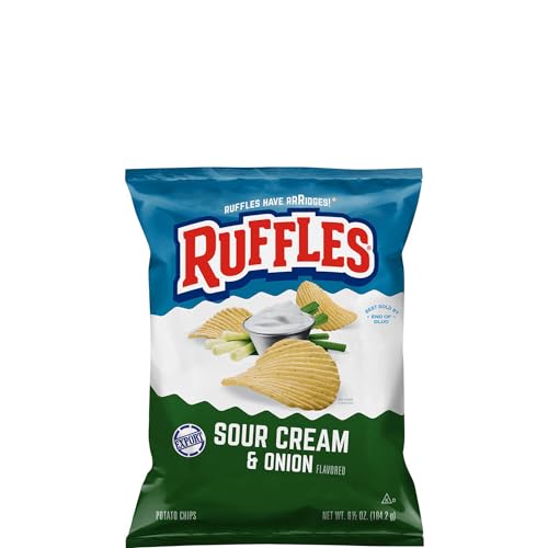 Ruffles Sour Cream and Onion Flavour Potato Chips 184.2 g