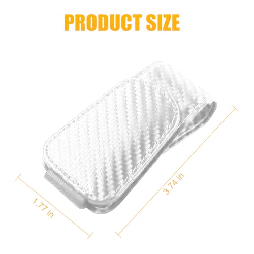 Image of AICEL Sunglasses Holders for Car Sun Visor, Leather Eyeglasses Hanger Mounter, Magnetic Glasses Holder and Ticket Card Clip, Auto Interior Accessories Universal for SUV Pickup Truck