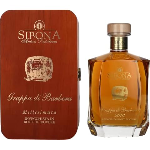 Sibona RISERVA SPECIALE Grappa di Barbera MILLESIMATA 44% Vol. 0,7l in Holzkiste Cover