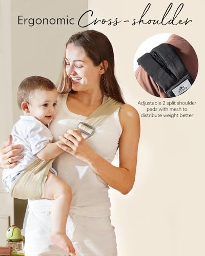 Kidira Baby Carrier, Kidira Toddler Sling With Adjustable Padded Shoulder Strap thumb #1