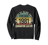 Photo Gallery 40th birthday retro limited edition 1981 quarantine birthday felpa Photo Gallery 40th birthday retro limited edition 1981 quarantine birthday felpa