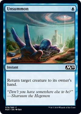 Magic: The Gathering - Unsummon - Core Set 2020