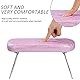 Weiche Handauflage-Kissen Abnehmbare Leder Maniküre Armlehne Kissen Wasserdicht Professionellen für Nagelstudio Heimgebrauch Techniker Rosa