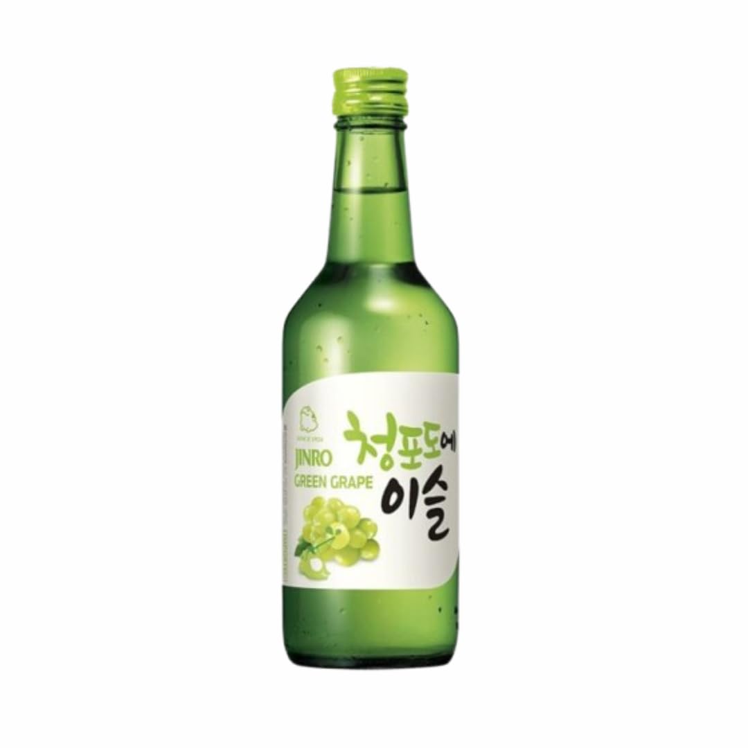 Wondermarket Soju Bebidas Coreanas Jinro. Ciruela, Uva y Fresa 350mlx3