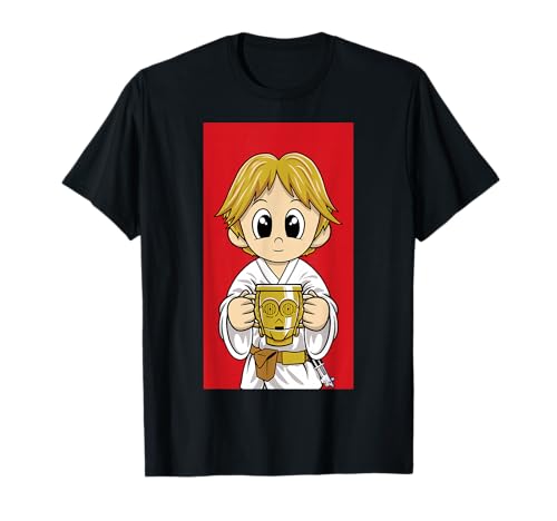 T-shirt Star Wars Luke et C-3PO idéal pour les conventions et soirées cinéma geek