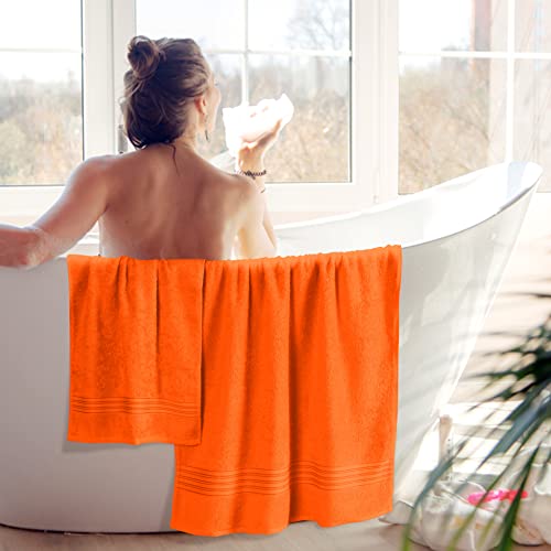 Boutiquo 70909 6 Pack Cotton Towel Set, Contains 2 Bath Towels 28X55 Inch thumb #3