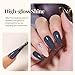 Beetles Matte Top Coat Gel Nail Polish Gel Top Coat & Base Set, 3Pcs Matte & Shiny Top Coat Nail Polish and Base Coat, No Wipe Long Lasting High Gloss and Matte Effects Soak off Uv DIY at Home
