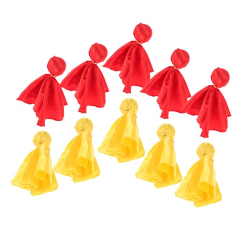 INOOMP Soccer Penalty Flag Set 10pcs Football Referee Flags Tossing Accessory for Sports and Party Supplies