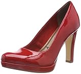 lack pumps schwarz spitz Weicher Gehcomfort Tamaris Damen 22426-21 Pumps, Rot (Chili Patent 520), 38 EU