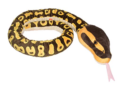Wild Republic Snakes, Snake Plush, Stuffed Animal, Plush Toy, Gifts for Kids, Ball Python, 54" - Image 5
