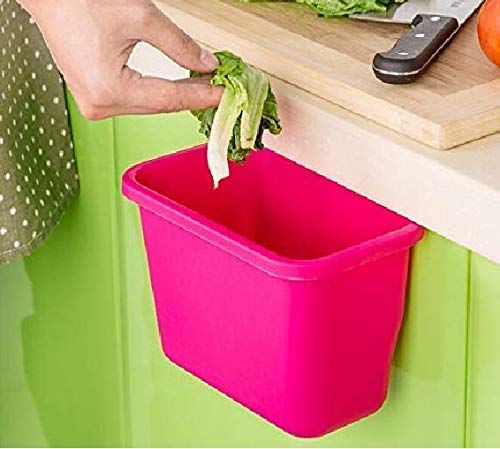 MOSHTU Plastic Fruit Storage Container/Organizer/Hanging Trash Bin/Garbage Holder Bin Can Rubbish Container (Multicolor)-picture-21