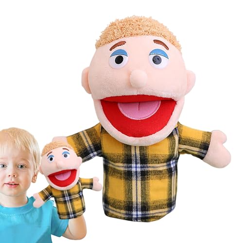 Títeres familiares para niños,títeres de miembros de la familia | Marioneta de peluche para contar historias | El teatro interactivo muestra marionetas y marionetas de juguete con boca móvil para niño Títeres familiares para niños,títeres de miembros de la familia | Marioneta de peluche para contar historias | El teatro interactivo muestra marionetas y marionetas de juguete con boca móvil para niño