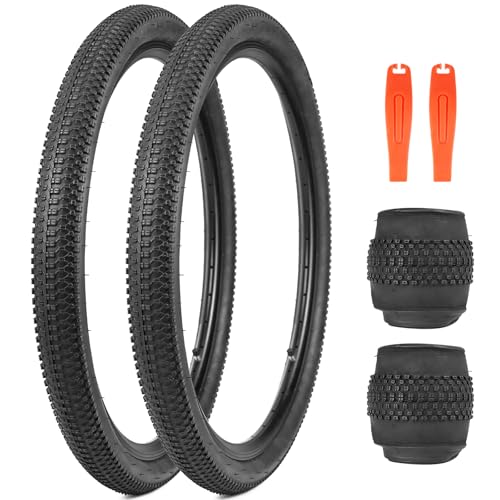 MEGHNA Bike Tire 27.5 x 2.125 inch Mountain Bike Tire with Tire Lever (54-584) – 2 Pack