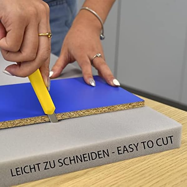 Gommapiuma Densità D25kg per Divano, Foglio 200x100x8 cm, Lastra Poliuretano Imbottitura Spugna, materassi camper, cuscini divano imbottitura, materasso gomma schiuma, divani schiuma, Spessori Vari