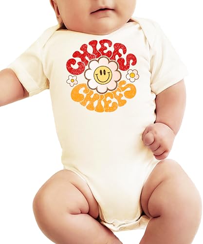 Groovy Daisy School Spirit Shirt for Chiefs Game Day Apparel for Adults and Kids3