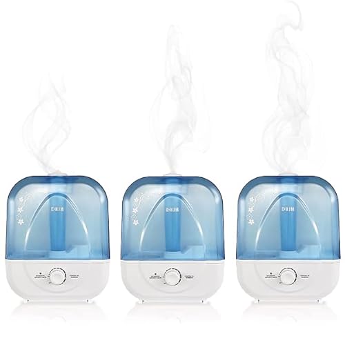 Humidificador ultrasónico HJM GS5003 | Silencioso | 35 W | 5 L | Gran caudal de vapor regulable | Descalcificador de agua |Ideal para casa, dormitorios de bebé - imagen 2