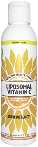 Liposomal Vitamin C - Made in The USA with Non-GMO Sunflower Liposomes - 30 x 1,000 mg Servings (1)