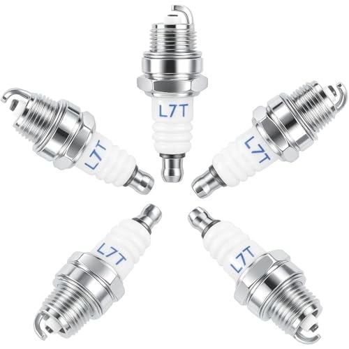 Lot de 3 Bougie d'allumage L7T pour NGK BPMR7A et Bo-sch WSR6F WSR5F et Plus de Bougies Allumag, Tronçonneuse Tondeuse à gazon Petit Moteur Accessoire Pièces