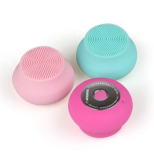 Preisvergleich Produktbild CCHM Silikon Gesichtsreinigung Pinsel USB Aufladung Elektrische Wasserdichte Entfernung Mitesser Akne Exfoliates Gesichtspflege Instrument Werkzeug,Green