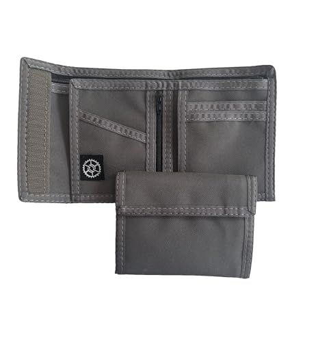 Image of Sprocket Nylon Billfold Wallet with Zippered Pockets (Granite)