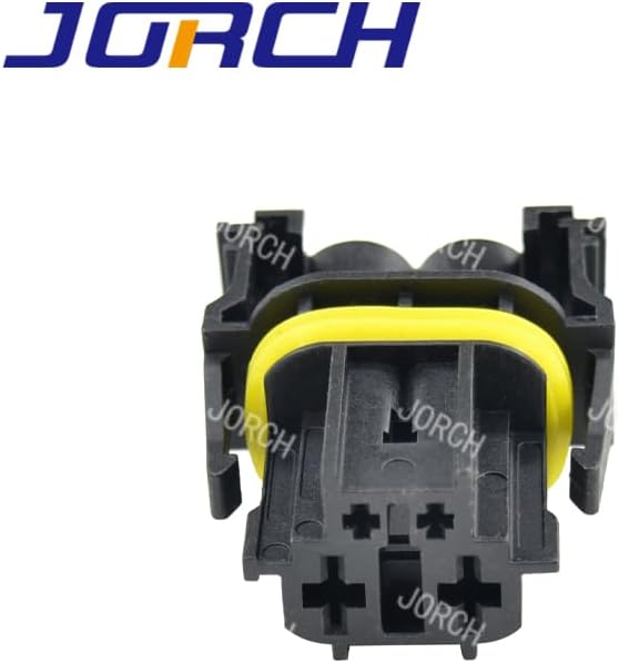 4 Pin Female Auto Fog Lamp Plug Connector For Parts Waterproof Auto Connector 9442401 - (Color: 4 Pin, Package: 5 sets)
