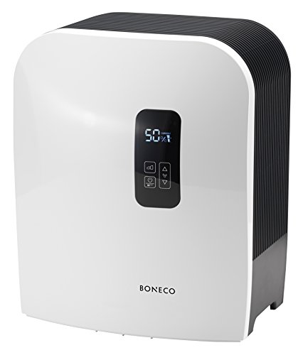 Boneco W490 - Humidificador limpiador del aire, 300 g/h, 18 W, 50 m², color blanco