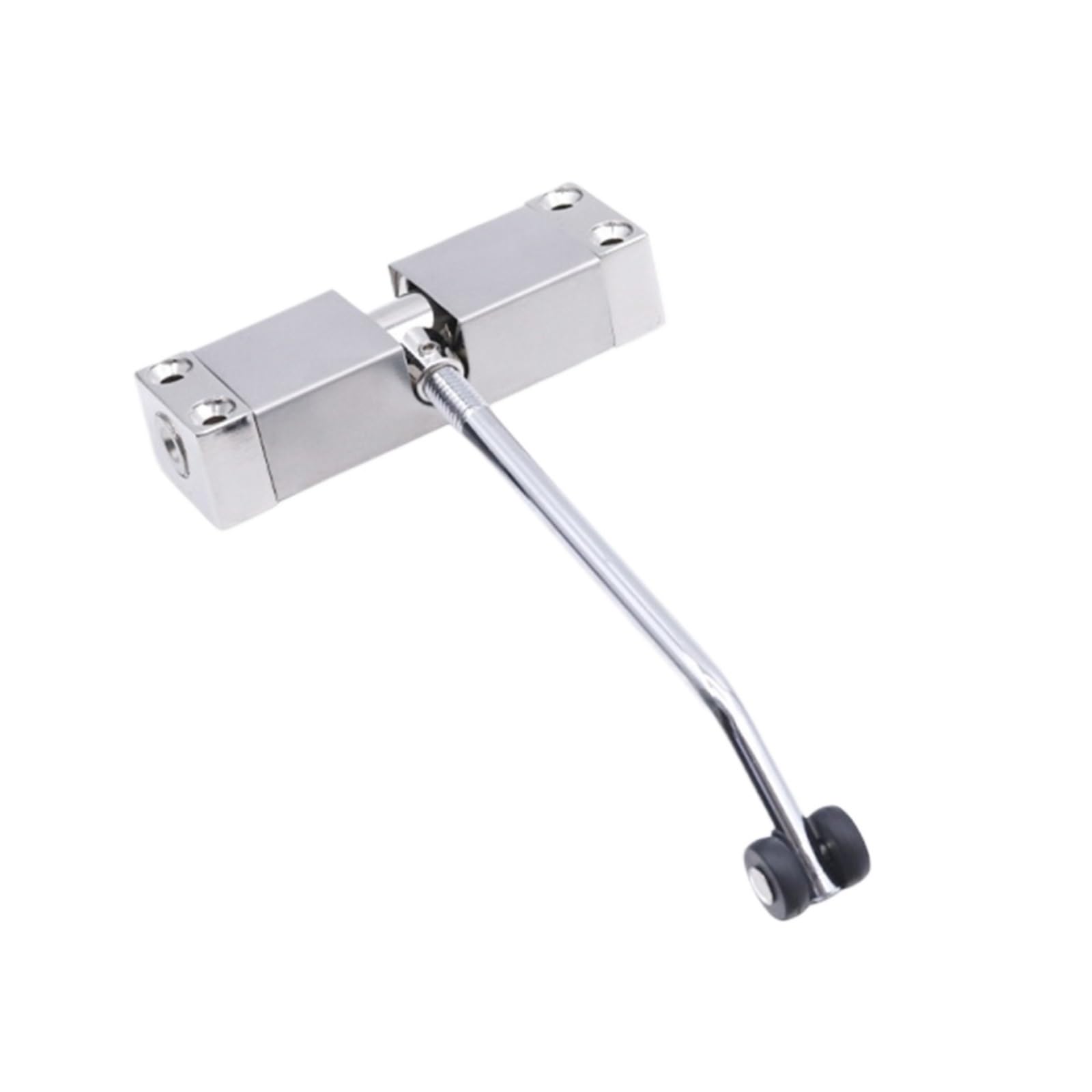 Door Closer, Automatic Spring Door Closers Adjustable Furniture Hardware Converts Hinged Doors to Self-Closing,Commercial & Home Use(Silver)