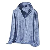 [KANGNAN] メンズ ラッシュガード 長袖 パーカー UVカット水着オーバーウェアUPF50＋ ビーチ 日焼け対策 大きいサ 吸汗速乾 水陸両用 紫外線対策（2XL）