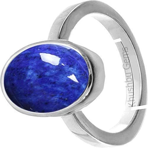 Lapis Lazuli non chauffé 8,75 carats : bague naturelle de qualité supérieure A+