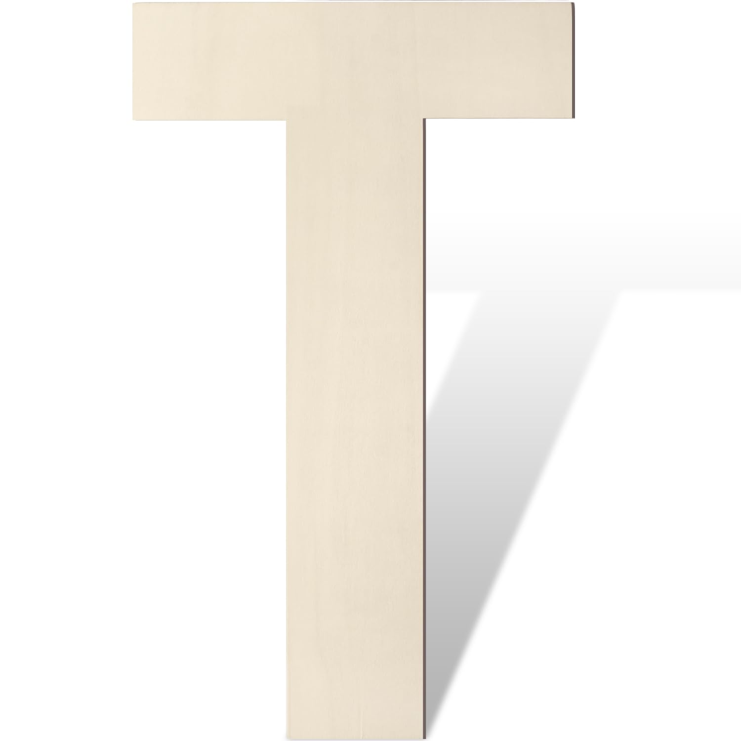 Large Wooden Letters 17 Inch Big Wooden Alphabet Letters for Wall Decor Unfinished Large Wood Letters for Nursery Decor Crafts Blank Wooden Cutout