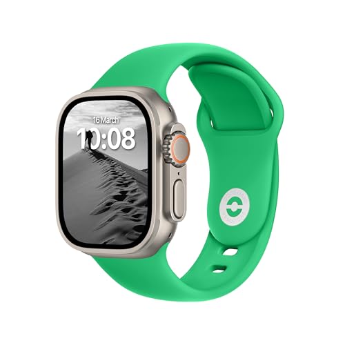 Bracelet sport Apple Watch 45mm 44mm 49mm silicone homme femme