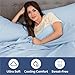 Cal King Size 4 Piece Sheet Set - Comfy Breathable & Cooling Bed Sheets Set - Hotel Luxury Bedding for Women, Men, Kids, Teens, Boys & Girls - Deep Pockets, Soft, Wrinkle Free - Oeko-Tex - Light Blue