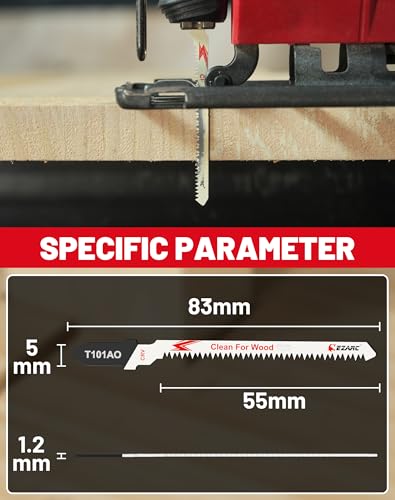 EZARC 10PCS T101AO Wood Blades