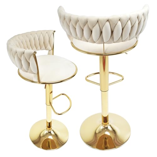 Image of Adjustable Bar co-ver(Velvet-Round, Ivory)
